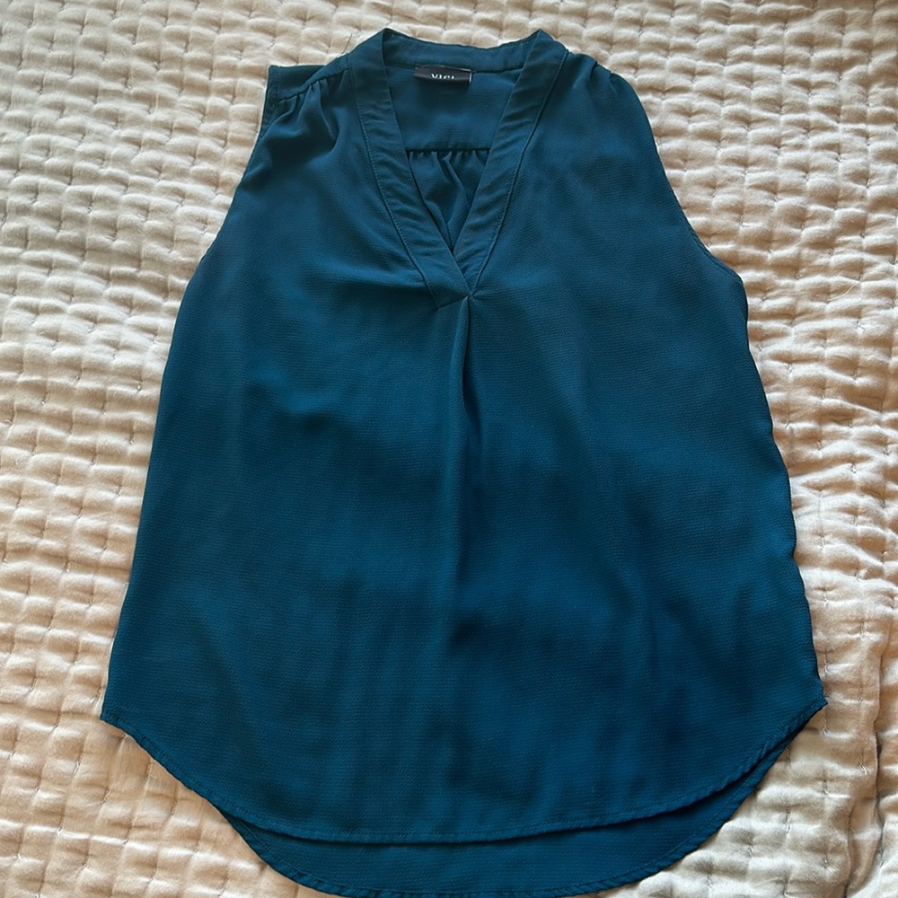 VICI Blue Business Casual Tank Top